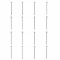 Set stalen schroeven verzinkt rond ø 0,5 cm en lengte 6 cm - 16 stuks - thumbnail