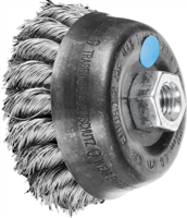 PFERD TOOLS Komborstel getordeerd TBG Ø 80 mm M14 Ø roestvrijstalen draad 0,35 voor haakse slijpers POS TBG 80/M14 INOX 0,35 43306033 1 stuk(s) - thumbnail