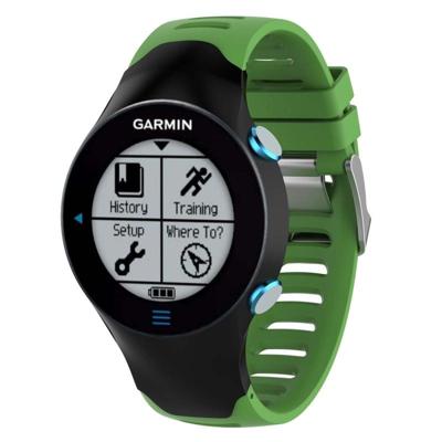 Smart Watch silicone polsband horlogeband voor Garmin Forerunner 610 (groen)