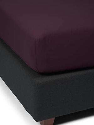 Essenza The Perfect Organic Jersey Hoeslaken Burgundy