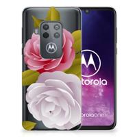 Motorola One Zoom TPU Case Roses - thumbnail