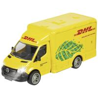 Majorette Grand Series Mercedes-Benz Sprinter DHL Metaal Licht en Geluid 12,5 cm Speelgoedvoertuig - thumbnail