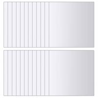 48 st Spiegeltegels vierkant glas - thumbnail