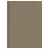 VidaXL Tenttapijt 400x700 cm hdpe taupe - thumbnail