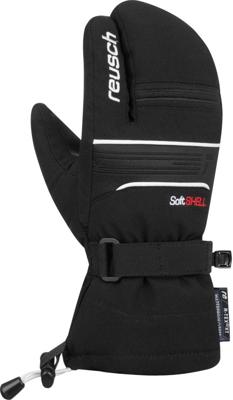 Reusch Kondor R-TEX® XT Junior Lobster 3 Vinger Handschoen Kinderen Black/White 5,5