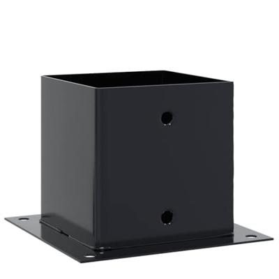 VidaXL Paonderstellen vierkant 12 st 141x141 mm gepoedercoat staal