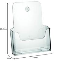 Europel folderhouder, ft A4, voor tafel en wand - thumbnail