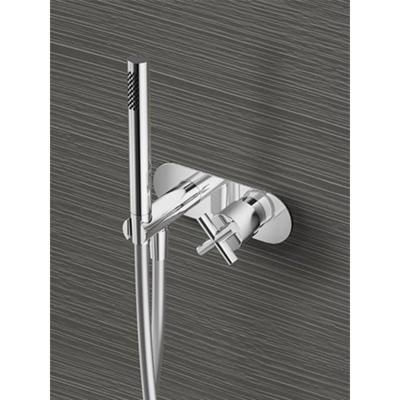 Hotbath Chap inbouw douchethermostaat met handdouche geborsteld nikkel