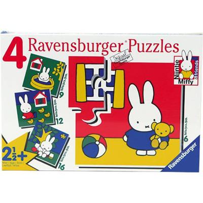 Ravensburger nijntje puzzelset - 6 + 9 + 12 + 16 stukjes