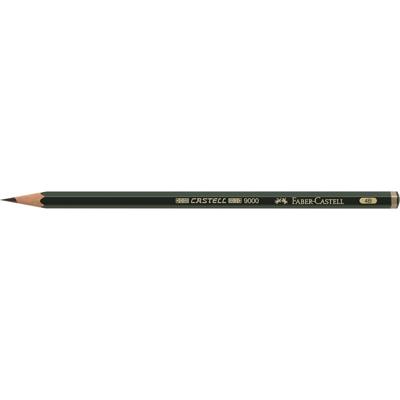 Potlood Faber-Castell 9000 Ecologisch Zeshoekig 4B (12 Stuks)