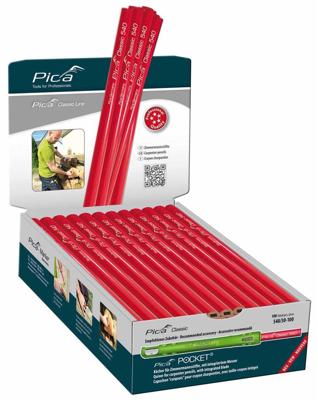 Pica 540/30 Timmermanspotloden | 30cm | Display | 100 stuks - PI54030-100