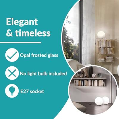 Eglo TafellampRondo 20cm Wit - 85264