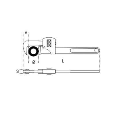 Beta 362/350 Pijpentang Pijpentang 362 | Amerikaans model | 350 mm - 003620035