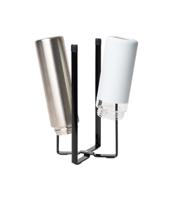 YAMAZAKI - Tower - Droogrek voor drinkflessen zwart - thumbnail