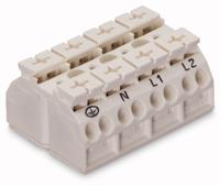 WAGO 862-1694/999-950 Apparaataansluitklem Veerklem Wit 200 stuk(s) - thumbnail