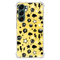 Extreme Case Samsung Galaxy S23 Plus Punk Geel - thumbnail