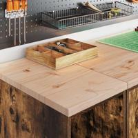 Garagekast 30x51x85 cm massief grenenhout gerookt eiken - thumbnail