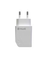 Oplader Muvit MCACC0002 15 W Wit - thumbnail