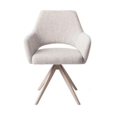 Jesper Home Draaibare Eetkamerstoel 'Yanai' Turn Beige, kleur Pigeon