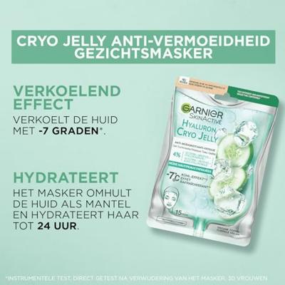Garnier SkinActive Hyaluron Cryo Jelly Gel Tissue Masker