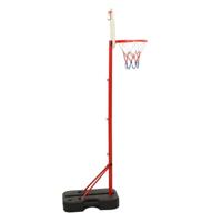 VidaXL Basketbalset draagbaar verstelbaar 138,5-166 cm - thumbnail