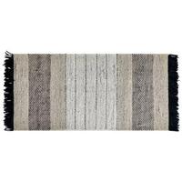 Beliani - YAZLIK - Modern vloerkleed - Beige - 80 x 150 cm - Wol - thumbnail