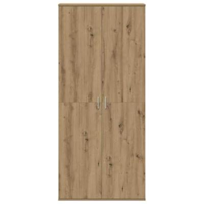 Hoogbord Artisan Eiken 80x35x180 cm Geengineerd Hout