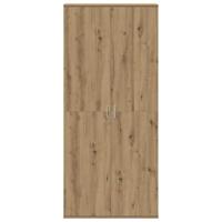 Hoogbord Artisan Eiken 80x35x180 cm Geengineerd Hout - thumbnail