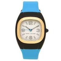 Horlogeband Marc by Marc Jacobs MJ1649 Silicoon Blauw - thumbnail