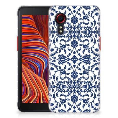Samsung Galaxy Xcover 5 | TPU Case | Flower Blue