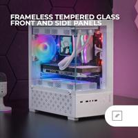 Mars Gaming MC-SE2 Mini Tower Wit - thumbnail