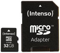 Intenso Premium microSDHC-kaart 32 GB Class 10, UHS-I Incl. SD-adapter - thumbnail