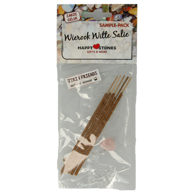 Jiri & Friends Zakje geluk wierook witte salie mini 1 Stuks