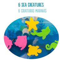 Opblaasbare waterspeelmat voor baby's Moltó Playsense 80 x 28 x 82 cm - thumbnail