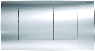 Geberit Twinline 30 bedieningspaneel chroom/mat-chroom/chroom voor Geberit UP130