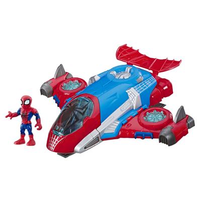 Playskool Marvel Super Hero Adventures Spider-Man Jetquarters