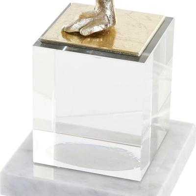 Decoratieve figuren DKD Home Decor Gouden Gymnast 30 x 10 x 27 cm 4 Kg