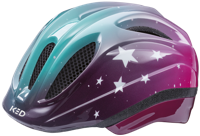 Ked Fietshelm meggy ii trend s (46-51 cm) - stars pink aqua glossy - thumbnail