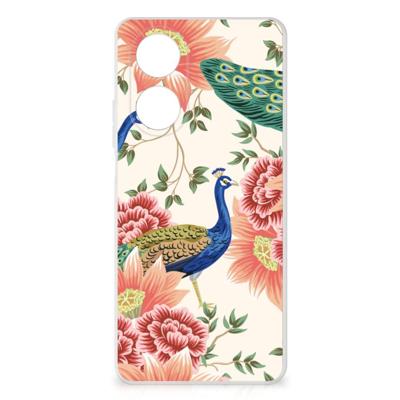 TPU Hoesje voor OPPO A58 4G Pink Peacock TPU Hoesje voor OPPO A58 4G Pink Peacock