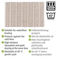 Wenko Badmat - shaki - gerecycled pet - 50 x 80 cm - thumbnail