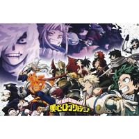 Poster My Hero Academia - Heroes vs Vilains 91,5x61cm - thumbnail