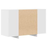 Dressoir met lade Wit 120 x 41 x 75 cm Bewerkt hout - thumbnail
