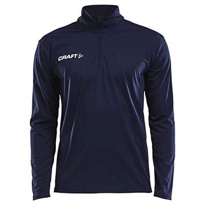 Craft 1905611 Progress Halfzip Tee LS M - Navy/White - XXL