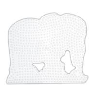 Hama Strijkkralen Grondplaat Olifant Wit - thumbnail