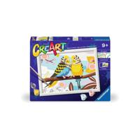 Ravensburger creart schilderen op nummer - papegaaien - thumbnail