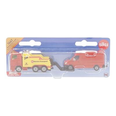 SIKU 1667 afsleepwagen met personenauto