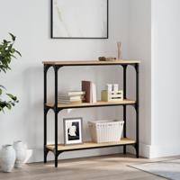 Wandtafel 75x22,5x75 cm bewerkt hout sonoma eikenkleurig - thumbnail