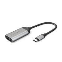 HYPER HD-H8K-GL USB-C / HDMI Adapter [1x USB-C stekker - 1x HDMI-bus] Zilver - thumbnail