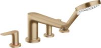 Hansgrohe Talis E 4-gats badrandmengkraan afbouwdeel voor inbouwdeel 13244180, Brushed Bronze - thumbnail