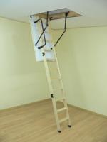 Altrex Woodytrex-Superieur 3-delige zoldertrap (inklap) 110 x 70 - 505025 - thumbnail